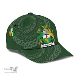 Irish Macgenis Coat Of Arms - Irish Family Crest St Patrick's Day Irish Cap