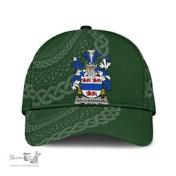 Irish Mcgannon Coat Of Arms - Irish Family Crest St Patrick's Day Irish Cap