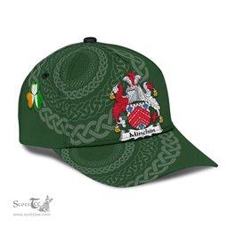Irish Minchin Coat Of Arms - Irish Family Crest St Patrick's Day Irish Cap