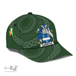 Irish Lemon Coat Of Arms - Irish Family Crest St Patrick's Day Irish Cap