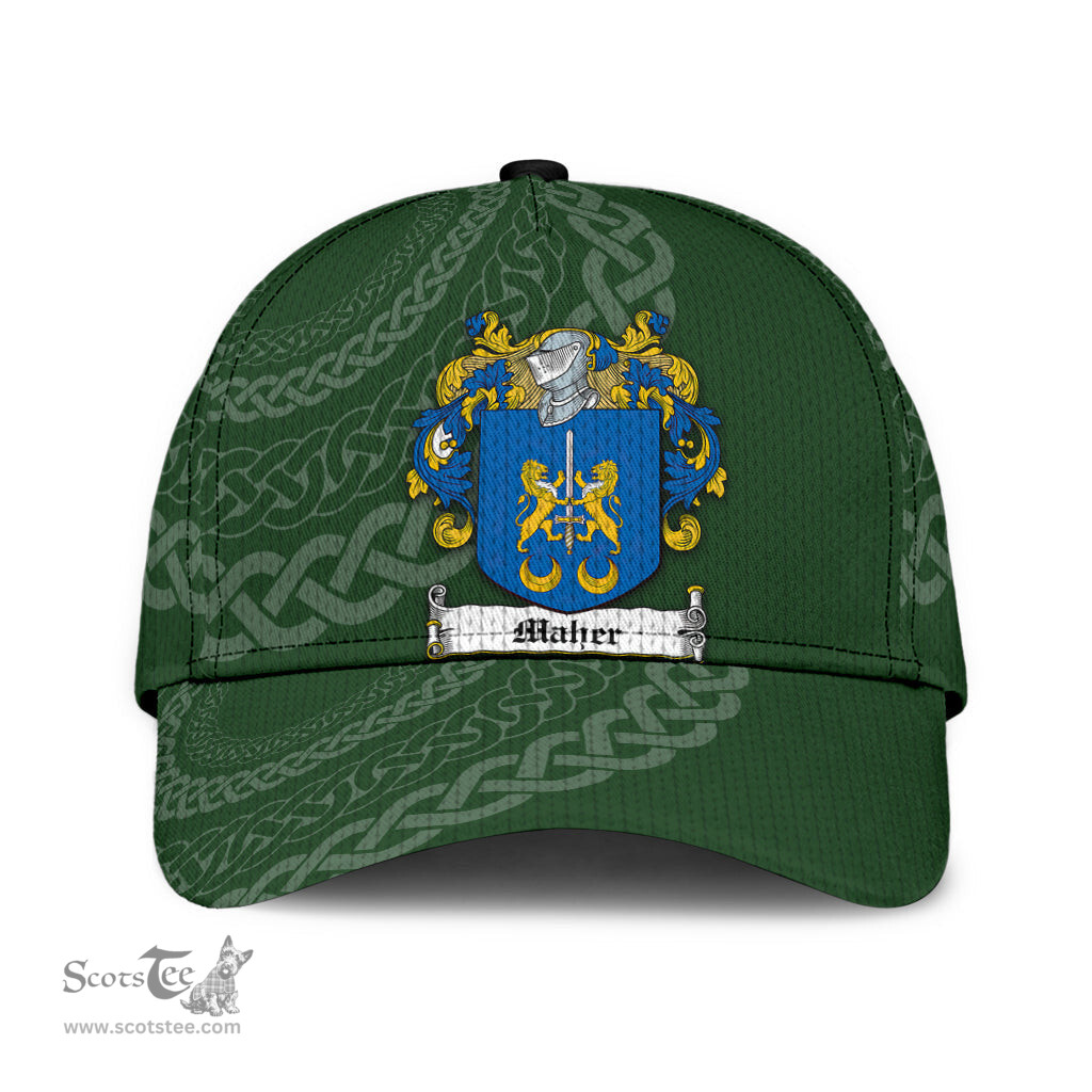 Irish Maher Coat Of Arms - Irish Family Crest St Patrick's Day Irish Cap