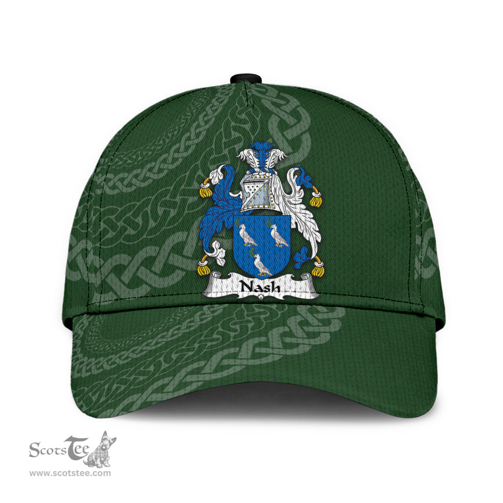 Irish Nash Coat Of Arms - Irish Family Crest St Patrick's Day Irish Cap