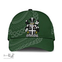 Irish Maybery Coat Of Arms - Irish Family Crest St Patrick's Day Irish Cap