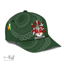 Irish Thacker Coat Of Arms - Irish Family Crest St Patrick's Day Irish Cap