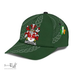 Irish Thacker Coat Of Arms - Irish Family Crest St Patrick's Day Irish Cap