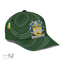 Irish Reagan Coat Of Arms - Irish Family Crest St Patrick's Day Irish Cap
