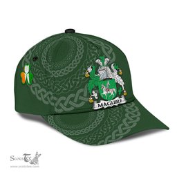 Irish Maguire Coat Of Arms - Irish Family Crest St Patrick's Day Irish Cap