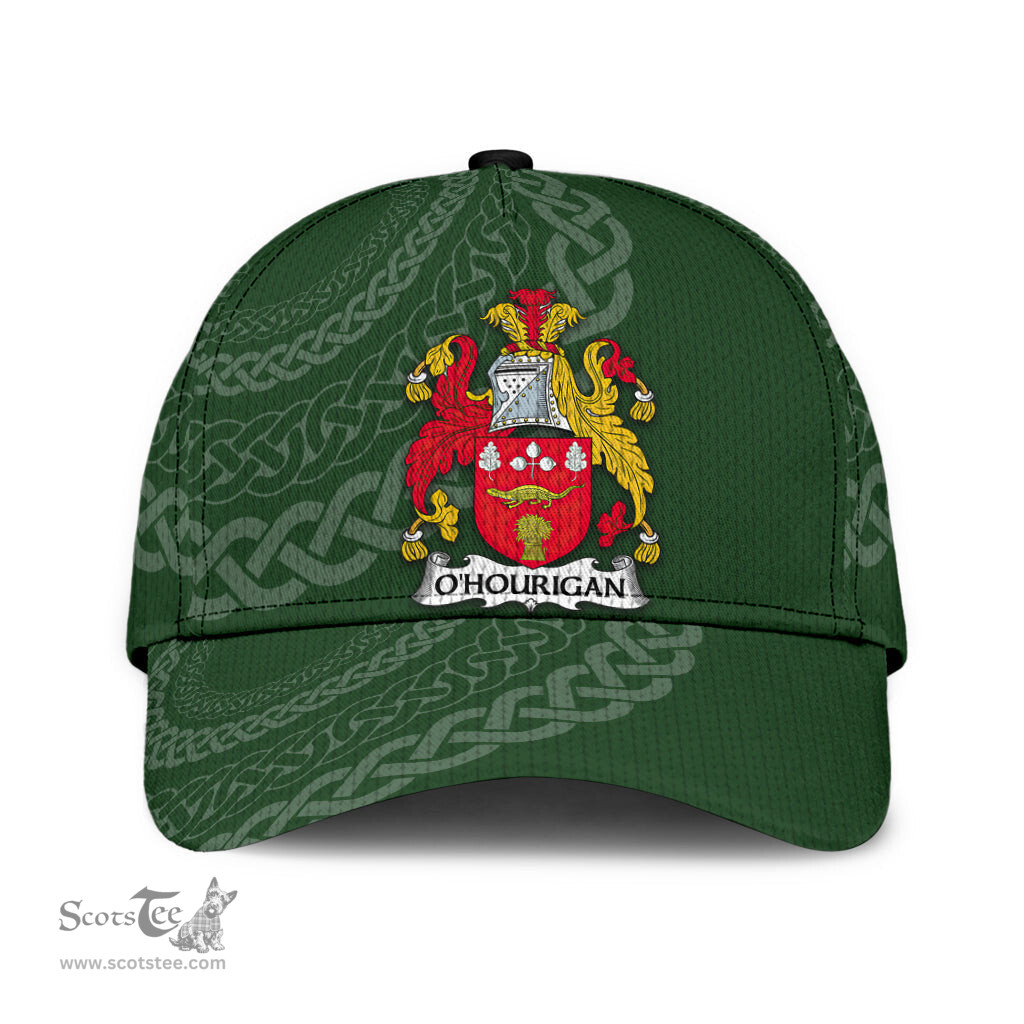 Irish Ohourigan Coat Of Arms - Irish Family Crest St Patrick's Day Irish Cap