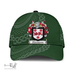 Irish Thompson Coat Of Arms - Irish Family Crest St Patrick's Day Irish Cap