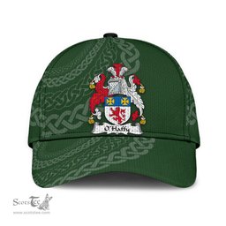 Irish Ohaffy Coat Of Arms - Irish Family Crest St Patrick's Day Irish Cap