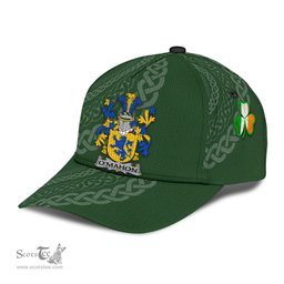 Irish Omahon Coat Of Arms - Irish Family Crest St Patrick's Day Irish Cap