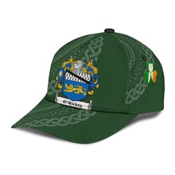 Irish Ohickey Coat Of Arms - Irish Family Crest St Patrick's Day Irish Cap