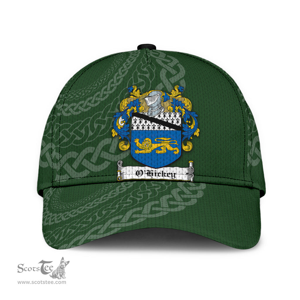 Irish Ohickey Coat Of Arms - Irish Family Crest St Patrick's Day Irish Cap
