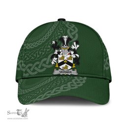 Irish Verner Coat Of Arms - Irish Family Crest St Patrick's Day Irish Cap