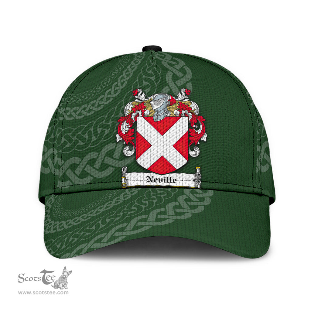 Irish Neville Coat Of Arms - Irish Family Crest St Patrick's Day Irish Cap