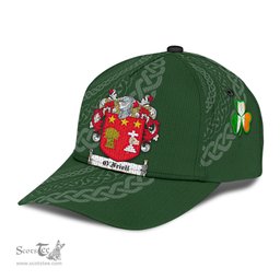 Irish Ofriell Coat Of Arms - Irish Family Crest St Patrick's Day Irish Cap