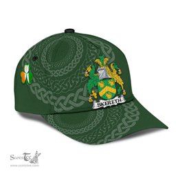 Irish Skereth Coat Of Arms - Irish Family Crest St Patrick's Day Irish Cap