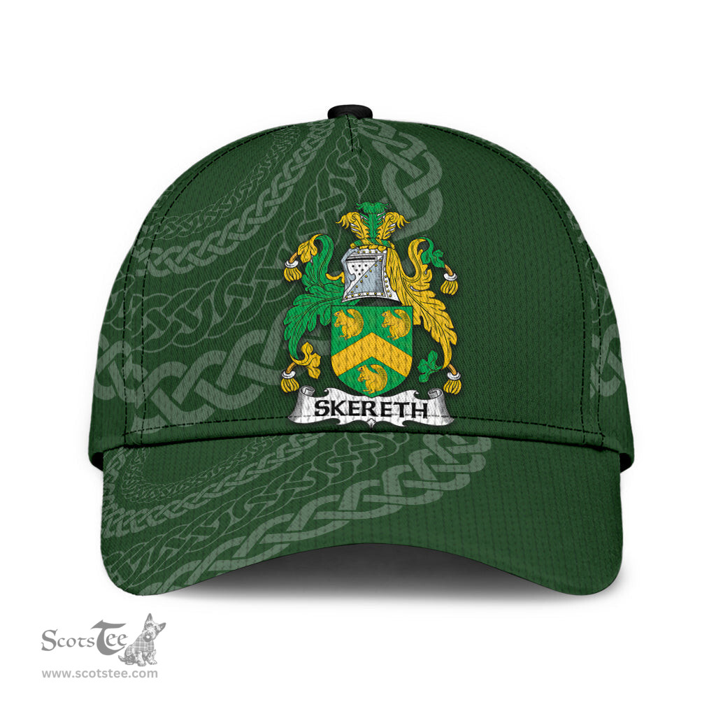 Irish Skereth Coat Of Arms - Irish Family Crest St Patrick's Day Irish Cap