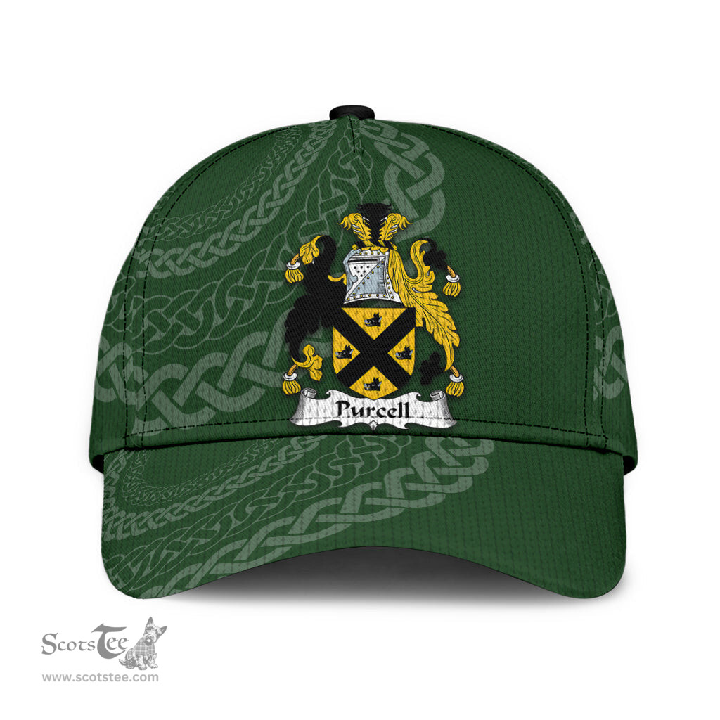 Irish Purcell Coat Of Arms - Irish Family Crest St Patrick's Day Irish Cap