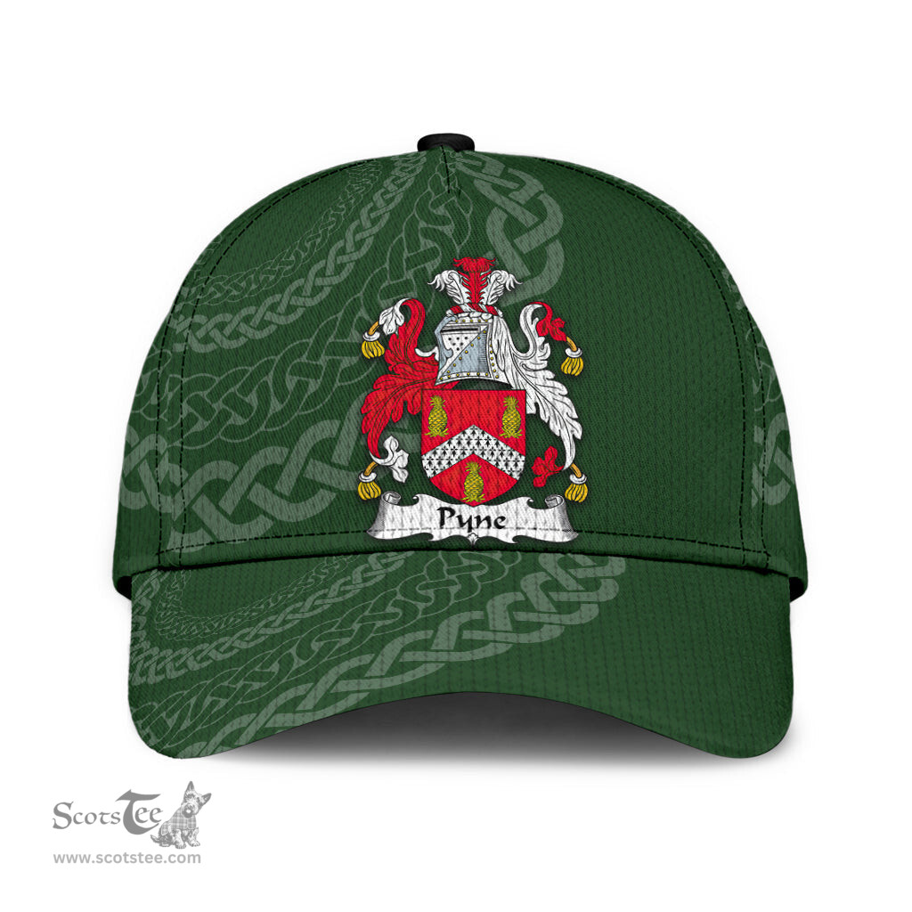 Irish Pyne Coat Of Arms - Irish Family Crest St Patrick's Day Irish Cap