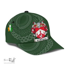 Irish Omeighan Coat Of Arms - Irish Family Crest St Patrick's Day Irish Cap