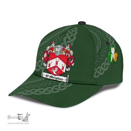 Irish Omeighan Coat Of Arms - Irish Family Crest St Patrick's Day Irish Cap