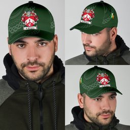 Irish Omeighan Coat Of Arms - Irish Family Crest St Patrick's Day Irish Cap