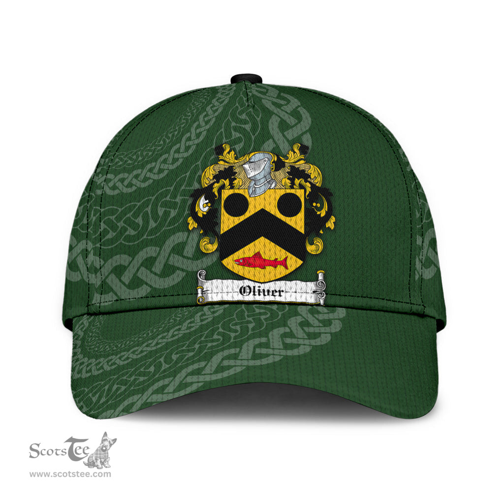 Irish Oliver Coat Of Arms - Irish Family Crest St Patrick's Day Irish Cap