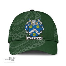 Irish Watters Coat Of Arms - Irish Family Crest St Patrick's Day Irish Cap