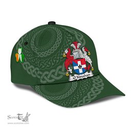 Irish Okinahan Coat Of Arms - Irish Family Crest St Patrick's Day Irish Cap