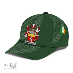 Irish Quillan Coat Of Arms - Irish Family Crest St Patrick's Day Irish Cap