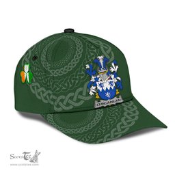 Irish Oscanlan Coat Of Arms - Irish Family Crest St Patrick's Day Irish Cap