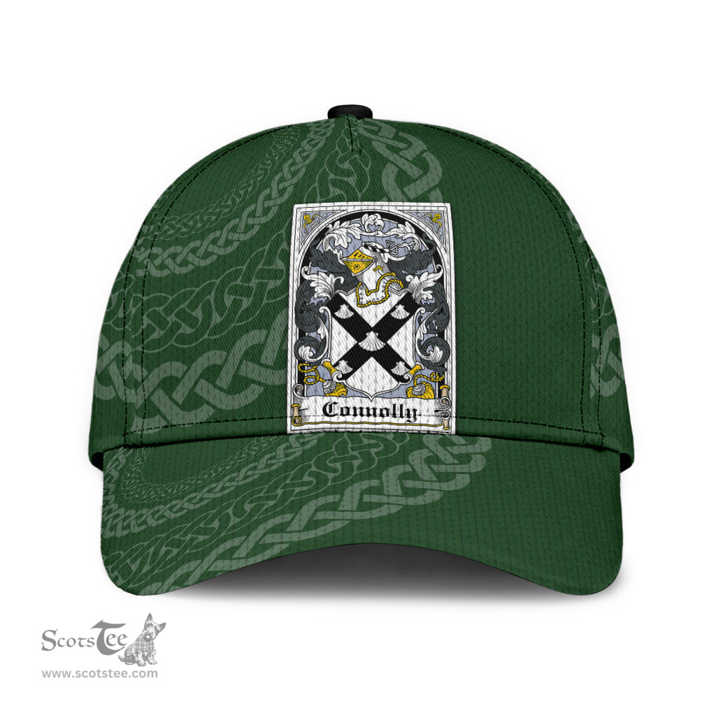 Irish Oconnolly Coat Of Arms - Irish Family Crest St Patrick's Day Irish Cap