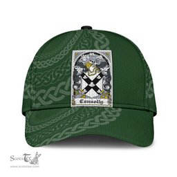 Irish Oconnolly Coat Of Arms - Irish Family Crest St Patrick's Day Irish Cap