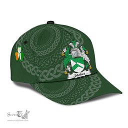 Irish Stokes Coat Of Arms - Irish Family Crest St Patrick's Day Irish Cap