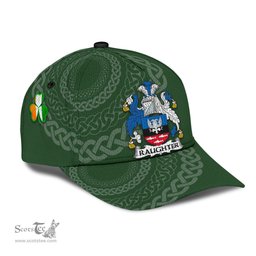 Irish Raughter Coat Of Arms - Irish Family Crest St Patrick's Day Irish Cap