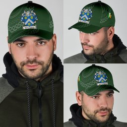 Irish Waters Coat Of Arms - Irish Family Crest St Patrick's Day Irish Cap