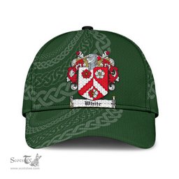 Irish White Coat Of Arms - Irish Family Crest St Patrick's Day Irish Cap