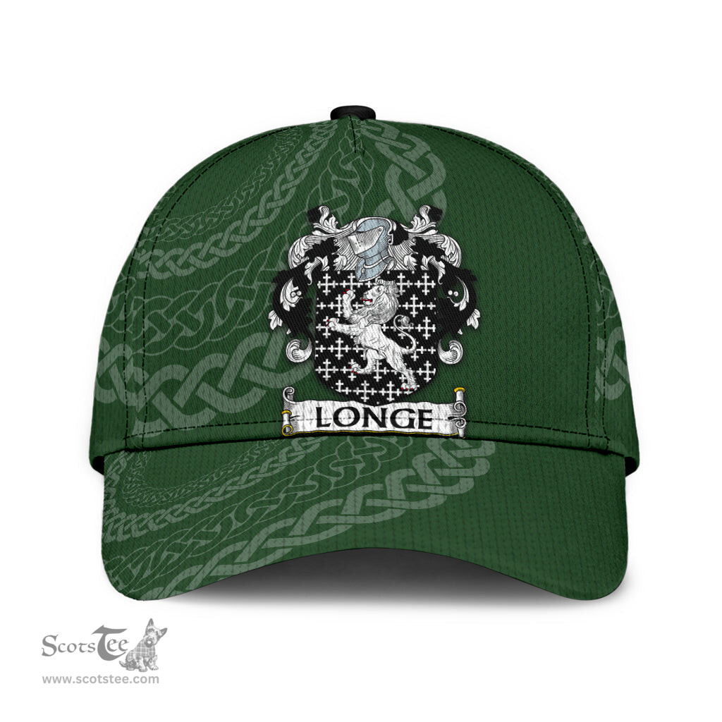 Irish Longe Coat Of Arms - Irish Family Crest St Patrick's Day Irish Cap