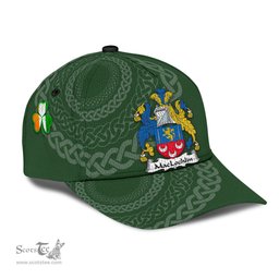 Irish Maclochlin Coat Of Arms - Irish Family Crest St Patrick's Day Irish Cap