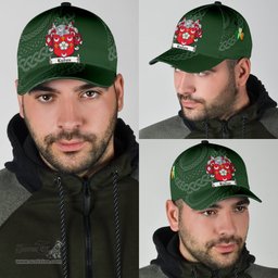 Irish Lydon Coat Of Arms - Irish Family Crest St Patrick's Day Irish Cap