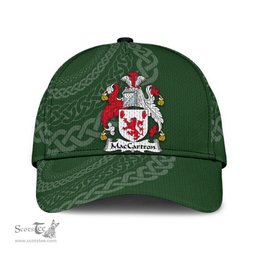 Irish Maccartron Coat Of Arms - Irish Family Crest St Patrick's Day Irish Cap