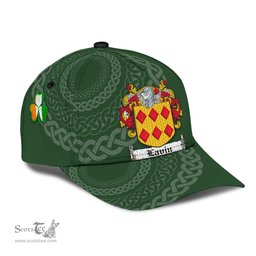 Irish Lavin Coat Of Arms - Irish Family Crest St Patrick's Day Irish Cap