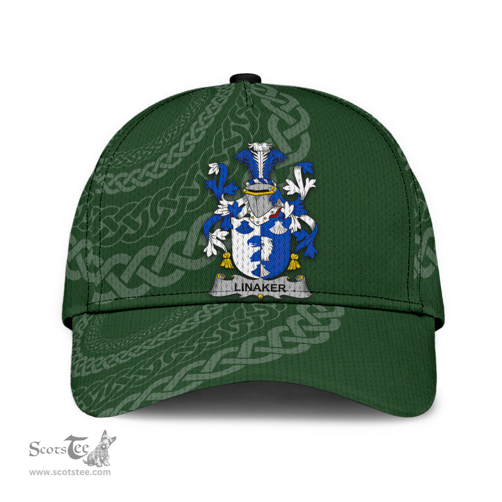 Irish Linaker Coat Of Arms - Irish Family Crest St Patrick's Day Irish Cap