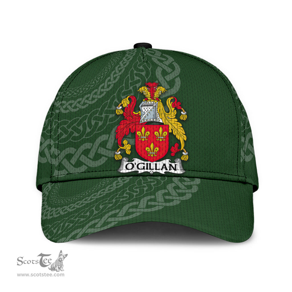 Irish Ogillan Coat Of Arms - Irish Family Crest St Patrick's Day Irish Cap