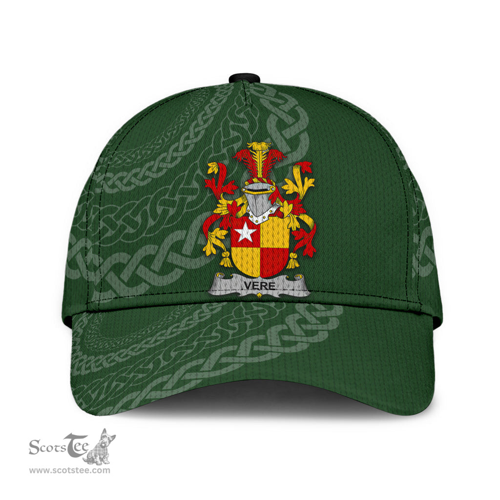 Irish Vere Coat Of Arms - Irish Family Crest St Patrick's Day Irish Cap
