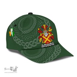 Irish Okevane Coat Of Arms - Irish Family Crest St Patrick's Day Irish Cap