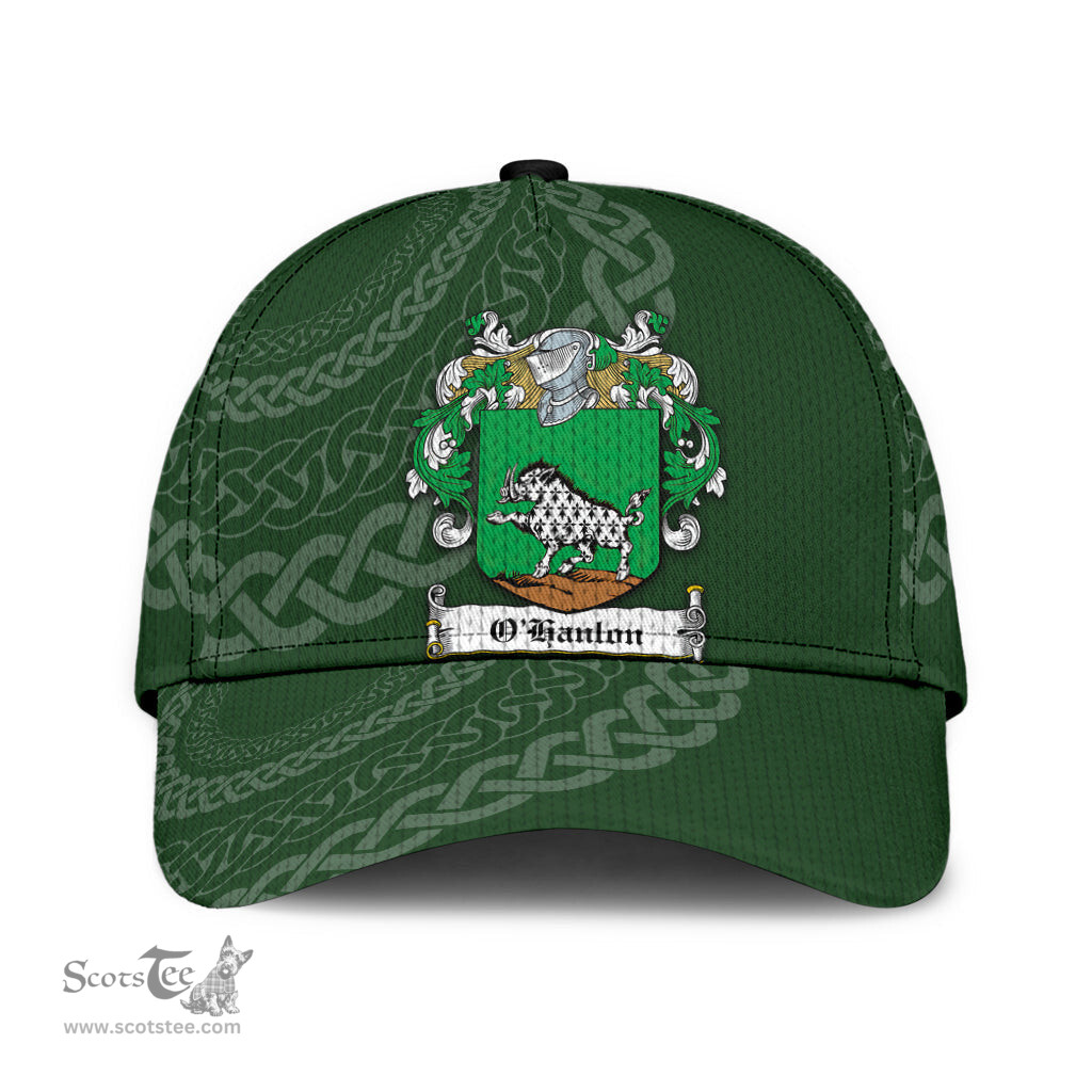 Irish Ohanlon Coat Of Arms - Irish Family Crest St Patrick's Day Irish Cap