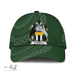 Irish Maginn Coat Of Arms - Irish Family Crest St Patrick's Day Irish Cap