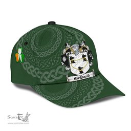 Irish Mcquaid Coat Of Arms - Irish Family Crest St Patrick's Day Irish Cap